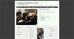 Desktop Screenshot of corale-santalucia.it