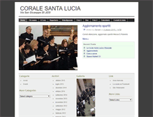 Tablet Screenshot of corale-santalucia.it